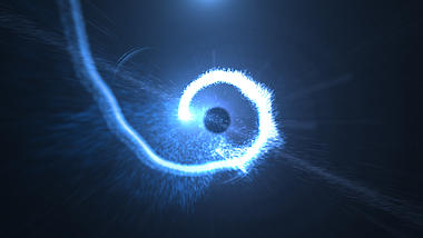 大气科技感旋转线条粒子LOGO片头视频的预览图
