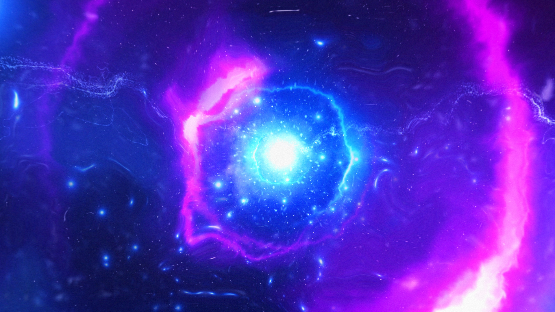 大气宇宙太空粒子穿梭LOGO片头视频的预览图