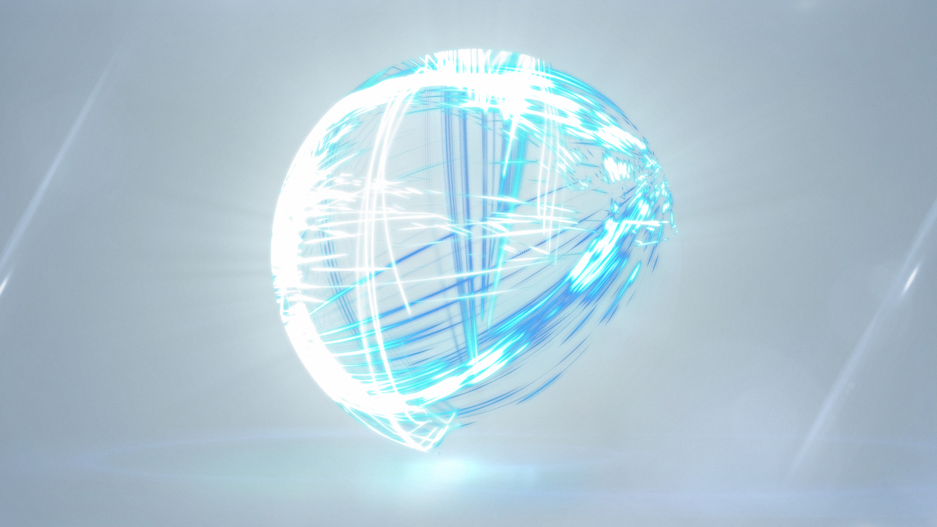 简洁能量球揭示企业LOGO片头视频的预览图
