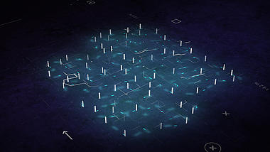 科技感三维生长光线描边LOGO片头视频的预览图