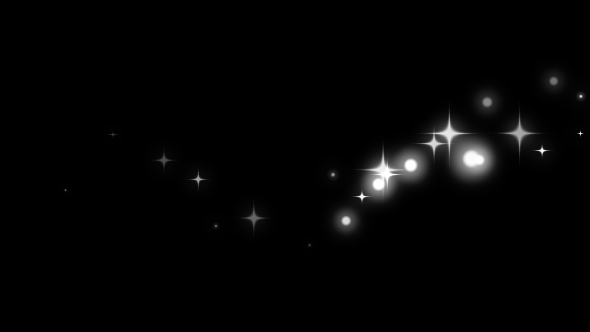 白色光效发光粒子光星光带通道素材视频的预览图