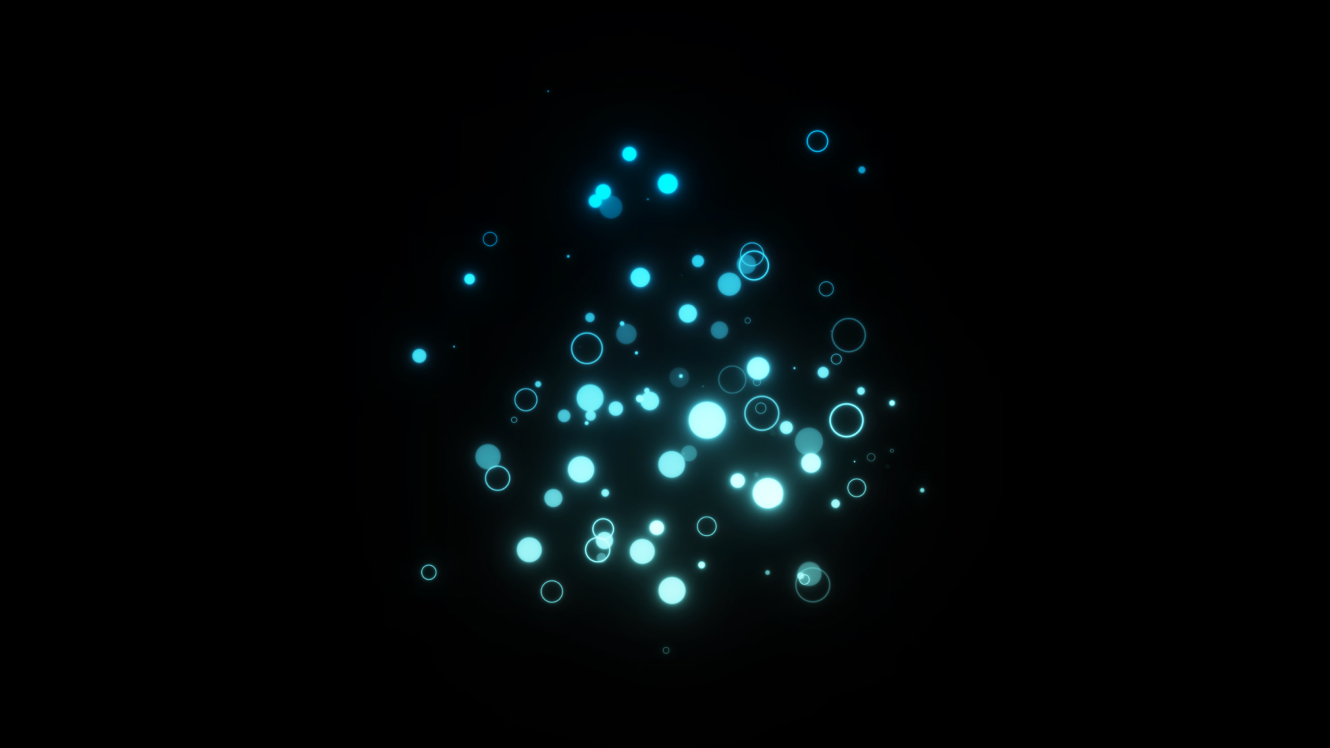蓝色发散发光粒子闪烁光效光游戏特效带通道素材视频的预览图