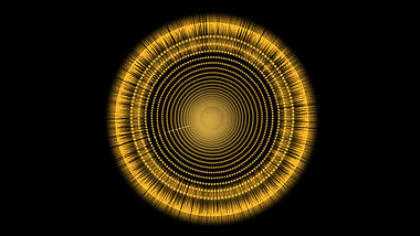 金色能量光环光圈游戏魔法阵特效光效光带通道素材视频的预览图