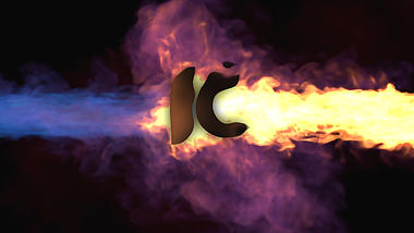 大气火焰特效文字logo片头视频ae模板视频的预览图