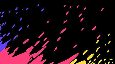彩色流体MG动画转场通道素材视频的预览图