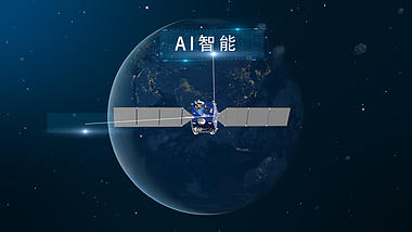 科技卫星航天航空发展ae模板视频的预览图
