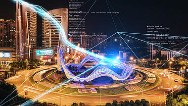 智慧数字化科技城市AE片头模板视频的预览图