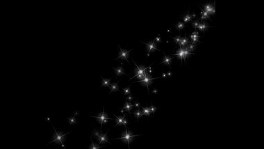 闪耀光线光星星粒子划过光效带通道素材视频的预览图