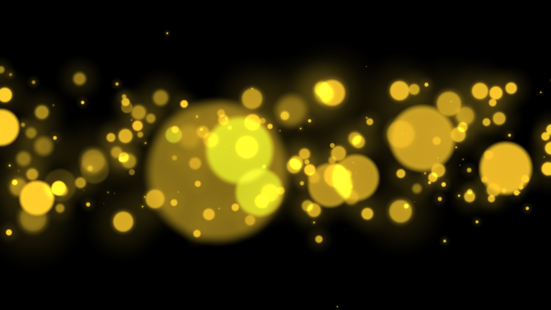 粒子光点梦幻黄色光效光发光带通道素材视频的预览图