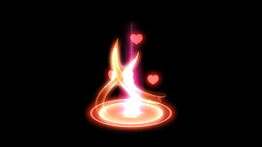 心爱心魔法阵游戏光效带通道素材视频的预览图
