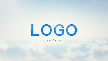 大气云层穿梭企业LOGO片头视频的预览图