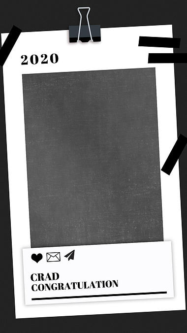 相框边框黑色简约照片框动态视频边框视频的预览图