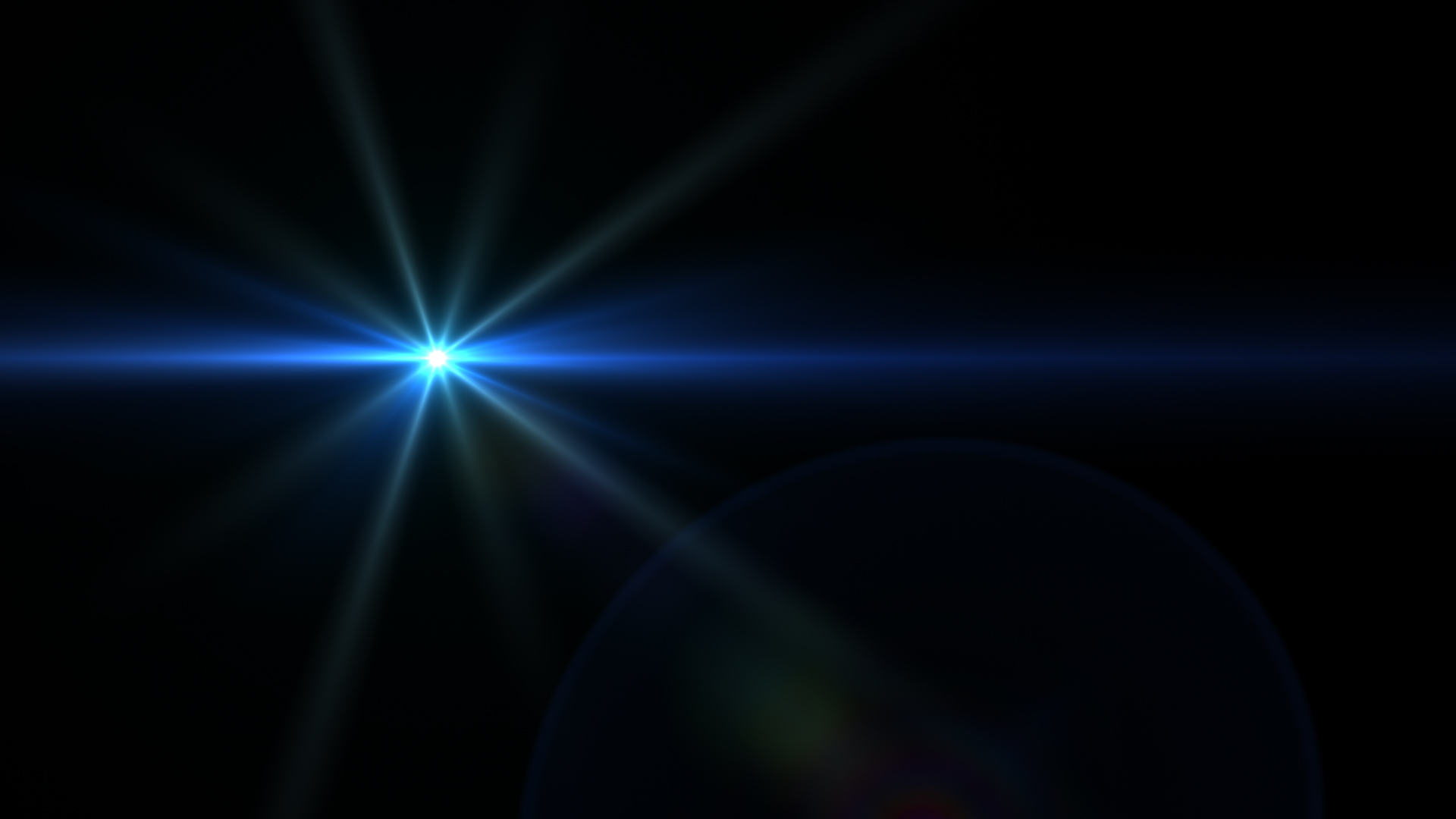 光效蓝色闪光闪烁光发光光线带通道素材视频的预览图