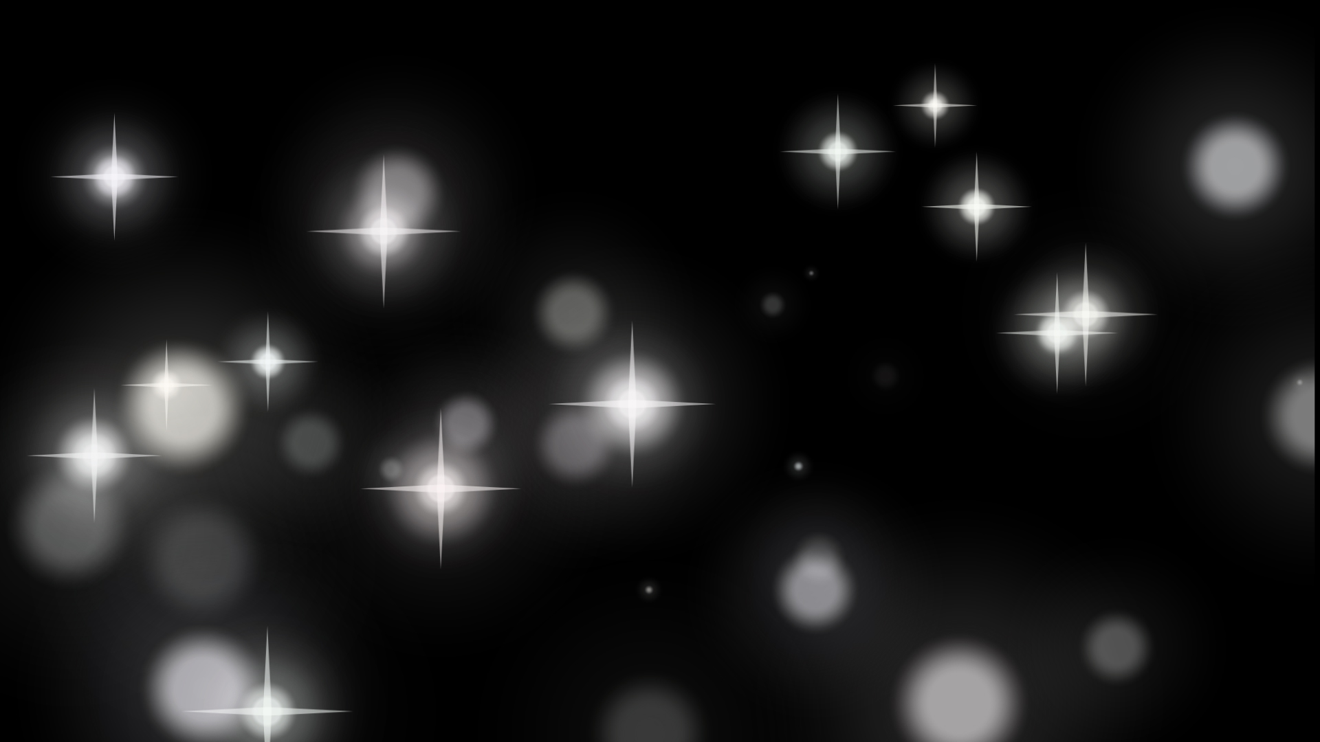 白色渐变星星粒子光效带通道素材视频的预览图