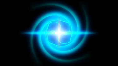 游戏蓝色光效螺旋特效光线光带通道素材视频的预览图