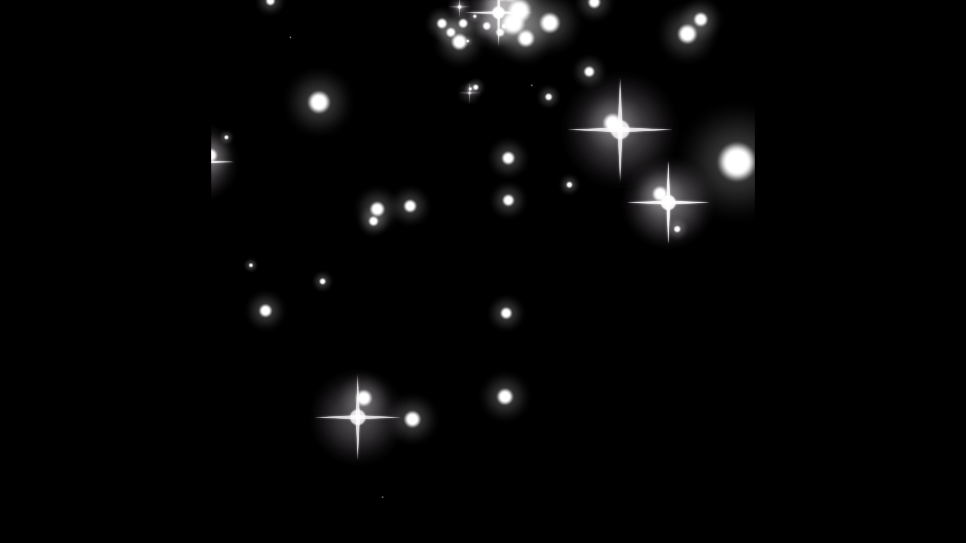 唯美梦幻闪闪发光的星星粒子光效带通道素材视频的预览图
