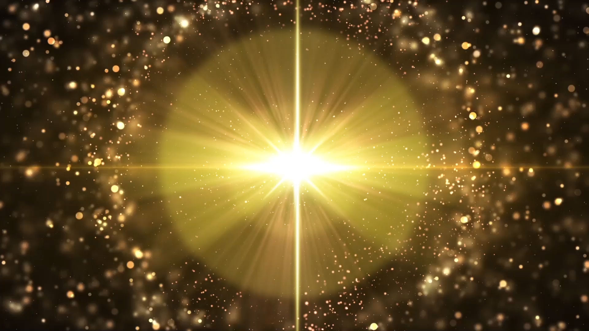 金色粒子光晕黑金梦幻光晕光效粒子动态视频背景视频的预览图