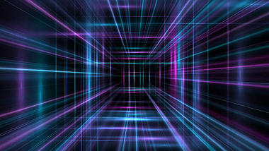 彩色光线科幻空间感背景视频AE模板视频素材视频的预览图