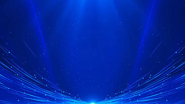 蓝色炫光年会舞台晚会颁奖动态视频背景视频的预览图