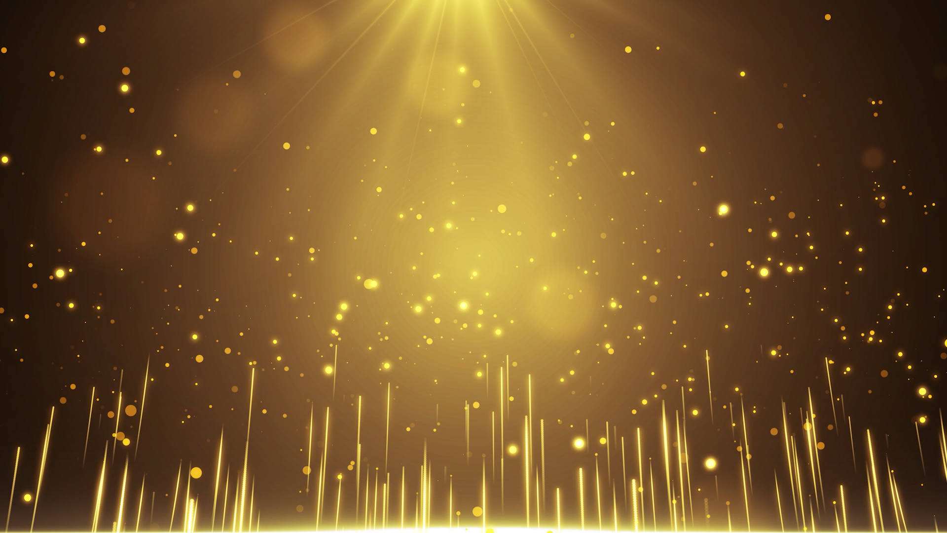 金色光效粒子背景年会颁奖背景视频素材视频的预览图
