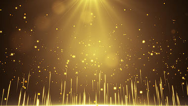 金色光效粒子背景年会颁奖背景视频素材视频的预览图