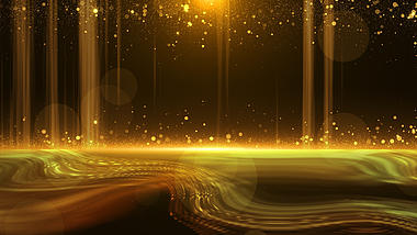 金色颁奖年会金色粒子背景视频视频的预览图