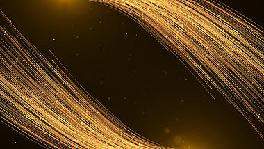 金色光线循环颁奖年会背景视频AE模板视频的预览图