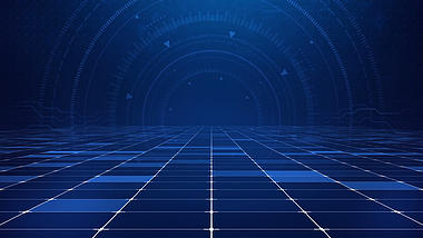 蓝色企业科技背景视频素材AE模板视频的预览图