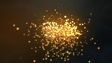 大气金色粒子光斑汇聚年会10秒倒计时开场视频的预览图