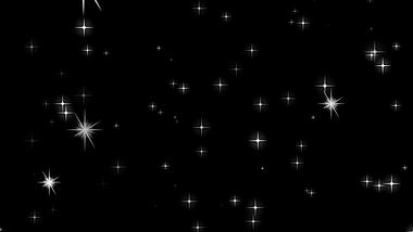 星空星星闪烁白色星光光效光带通道特效视频的预览图