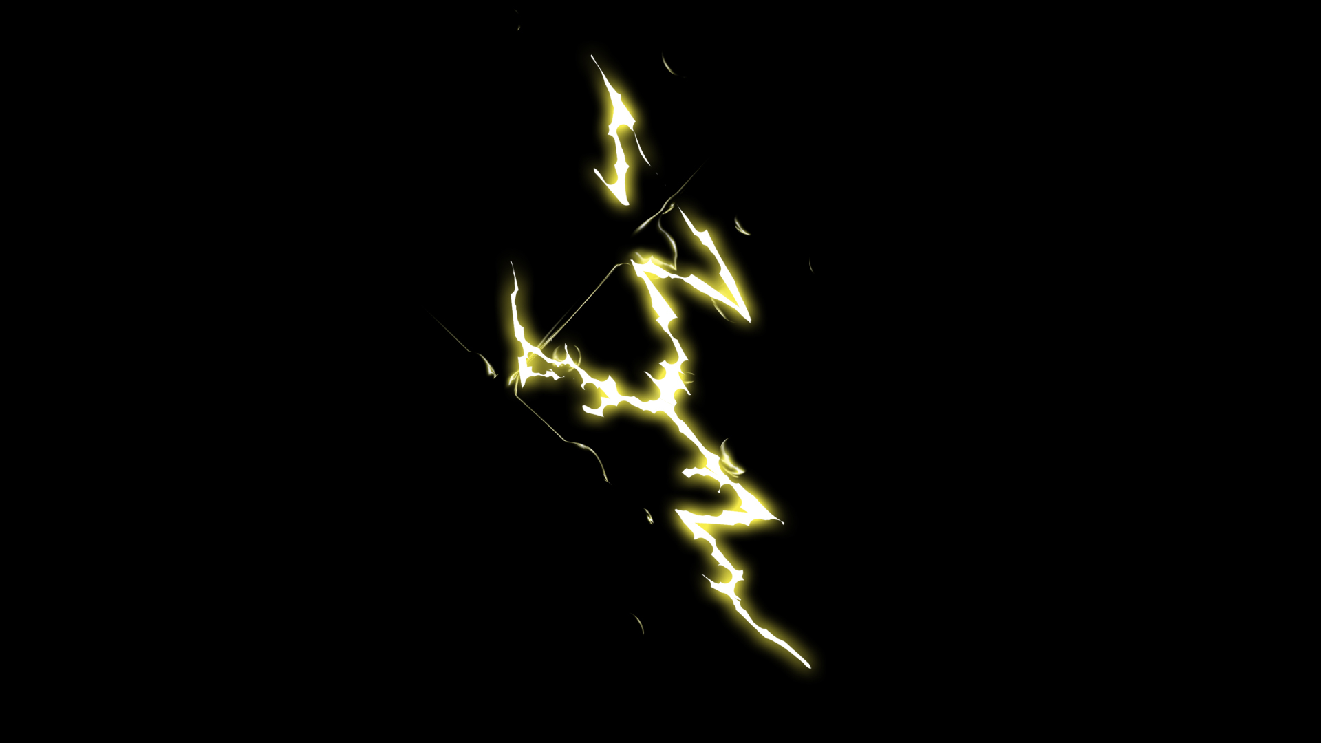 漫画游戏黄色电流闪电攻击特效视频的预览图