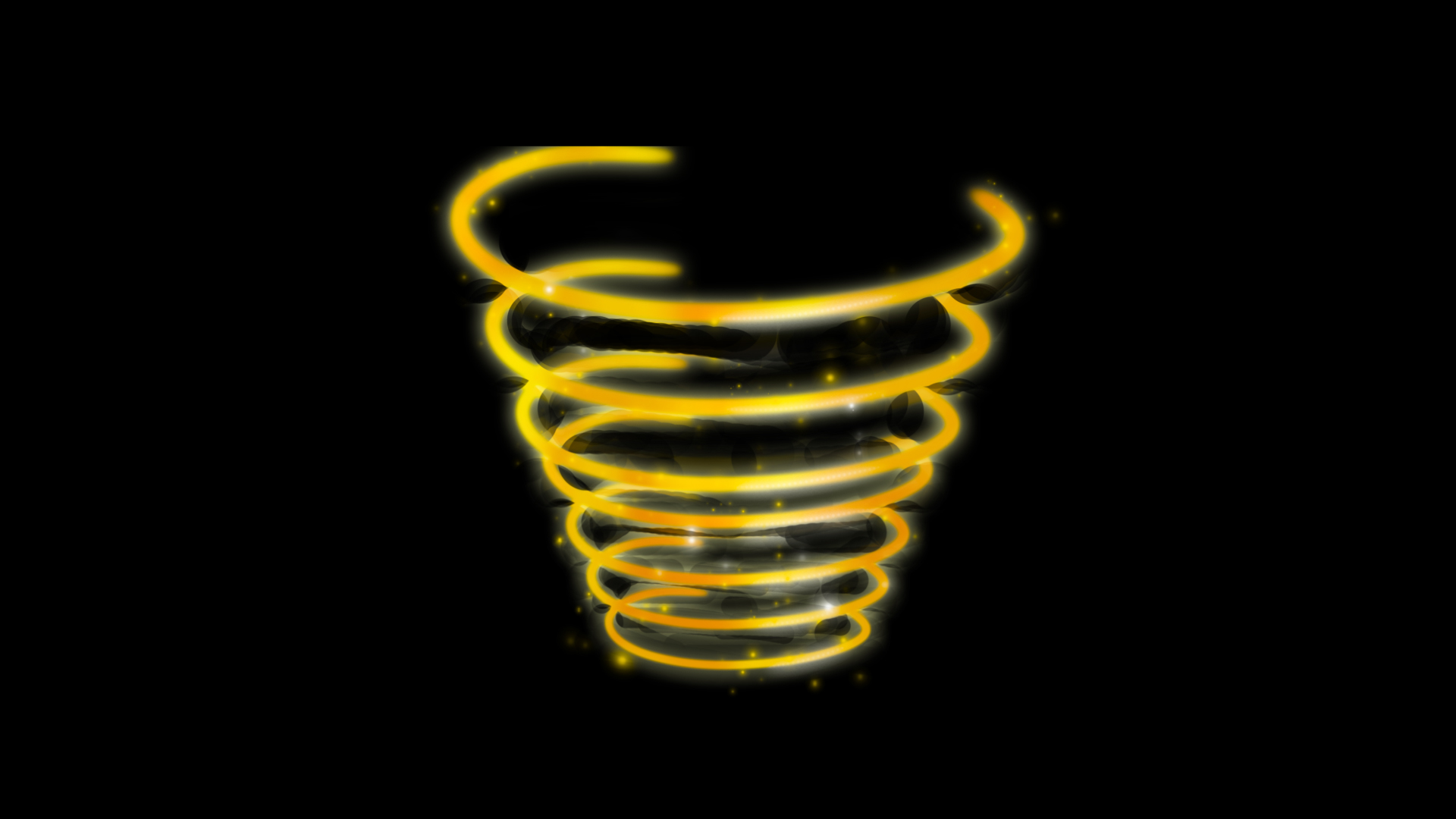 金色旋涡螺旋光效光线光特效视频的预览图