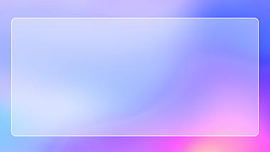 简约毛玻璃风蓝紫色渐变视频边框背景视频的预览图