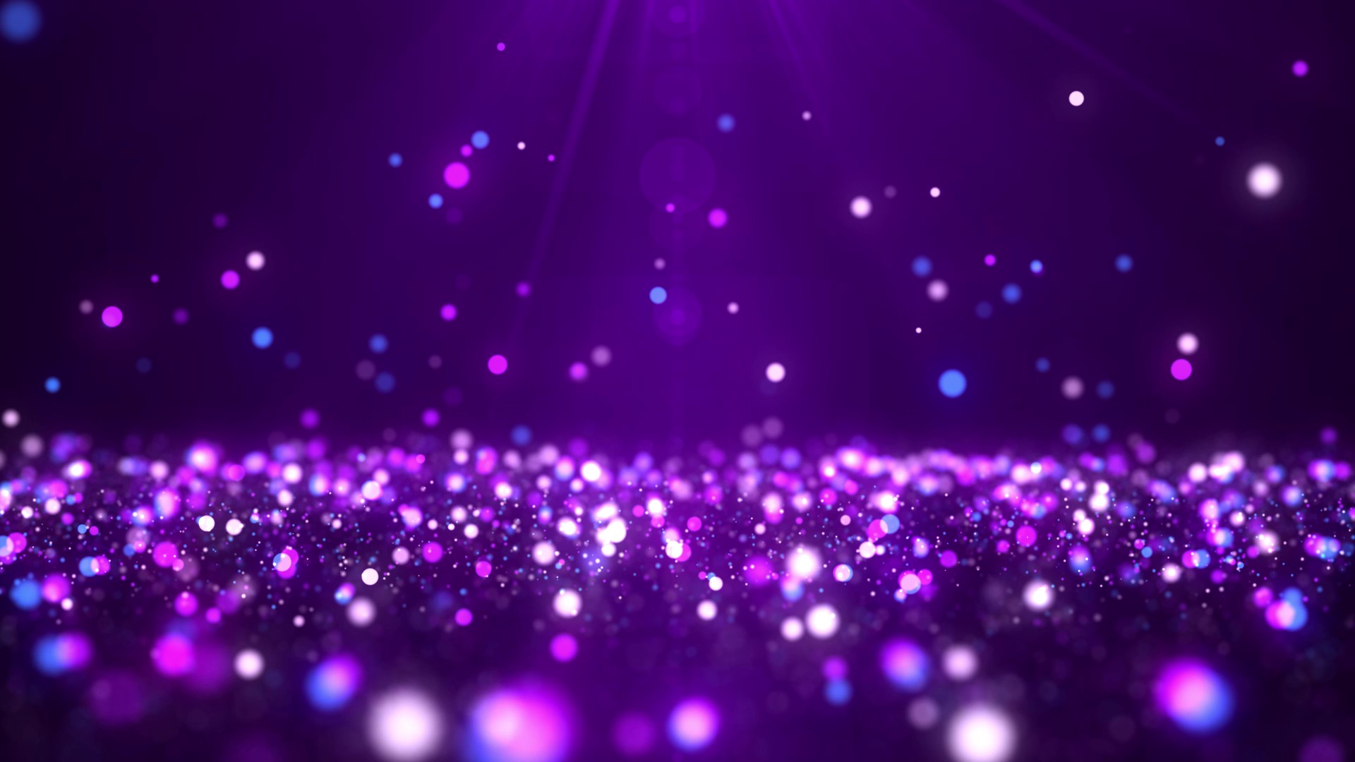 梦幻紫色唯美光效粒子光斑视频背景视频的预览图