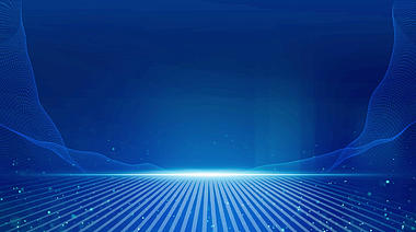 原创蓝色科技光线粒子商务风视频背景视频的预览图