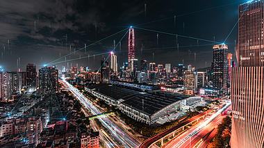 科技城市智慧城市场景AE模板视频的预览图