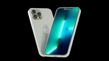 手机样机苹果iPhone13pro绿色3d立体动态元素视频的预览图