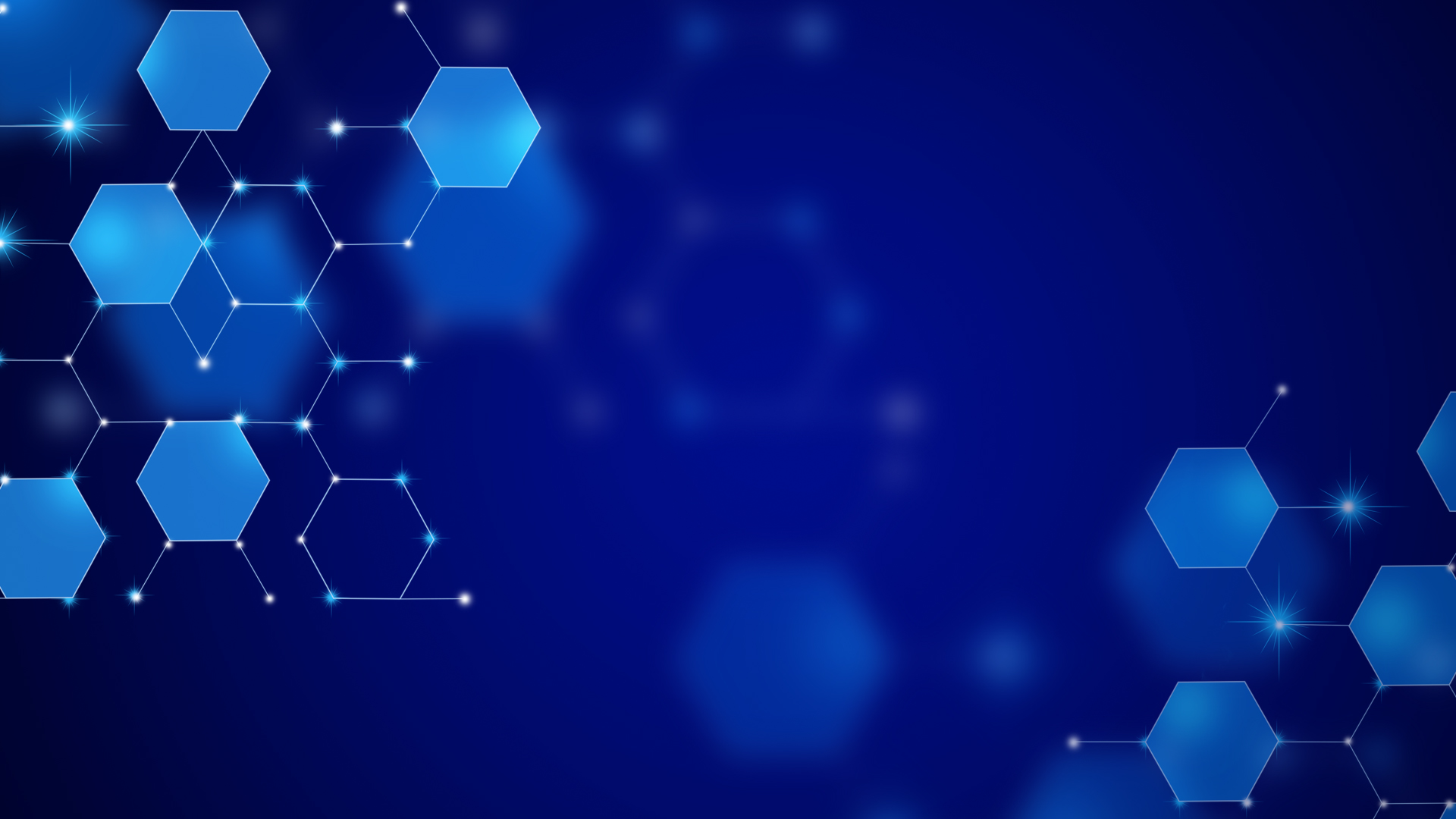 科技商务几何六边形抽象互联网蓝色视频背景视频的预览图