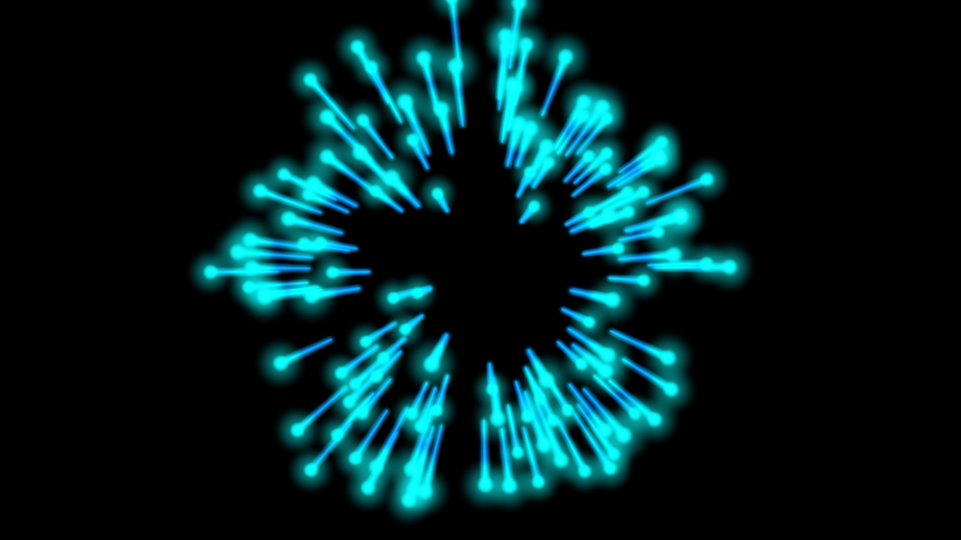 科技放射线线条光线光效射线蓝色视频的预览图