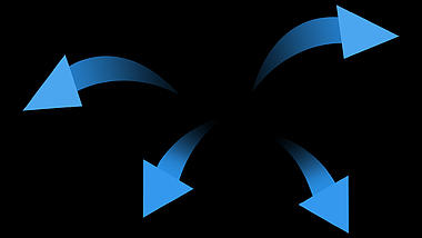 蓝色箭头扩散符号视频的预览图