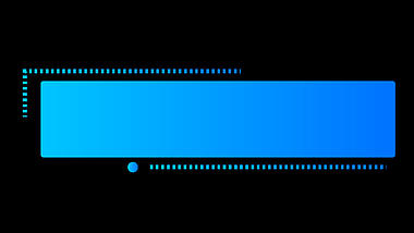 蓝色渐变字幕条标题框标题栏视频的预览图