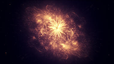 大气金色粒子爆炸LOGO片头演绎展示视频的预览图