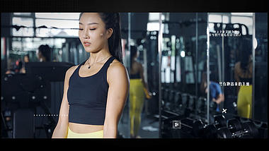 时尚动感健身房促销宣传AE模板视频的预览图