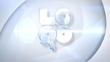 简洁白色科技感光效企业LOGO片头视频的预览图