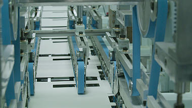 1080P印刷厂机器运输和加工印刷视频的预览图