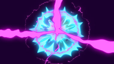 mg卡通烟雾爆炸动漫特效logo片头视频的预览图