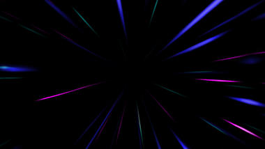 动漫蓝色科技放射光线速度线穿梭线条视频的预览图