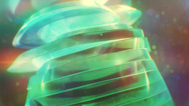 炫彩三维玻璃光斑LOGO片头视频的预览图