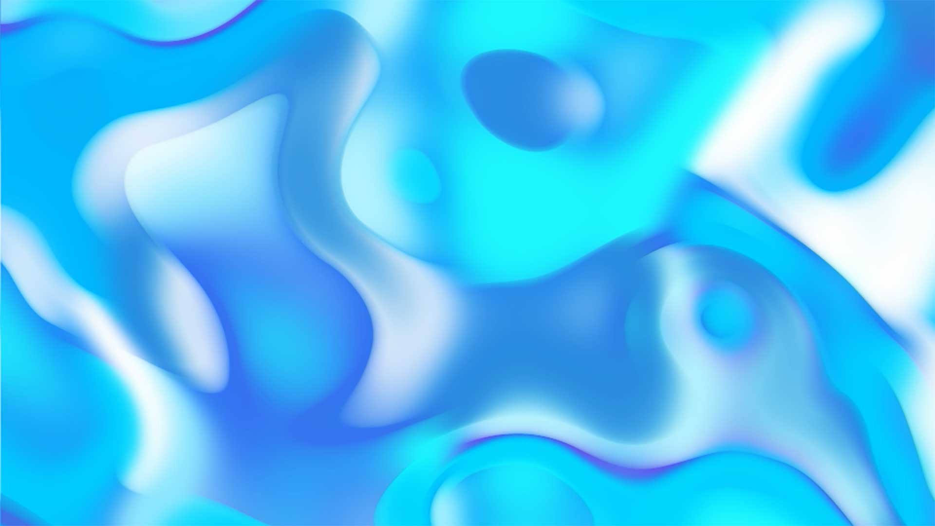 抽象流体酸性金属背景蓝色清新视频动态背景视频的预览图
