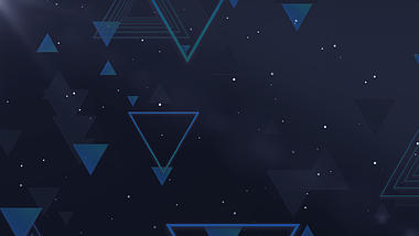 抽象科技几何多边形蓝色视频动态背景视频的预览图